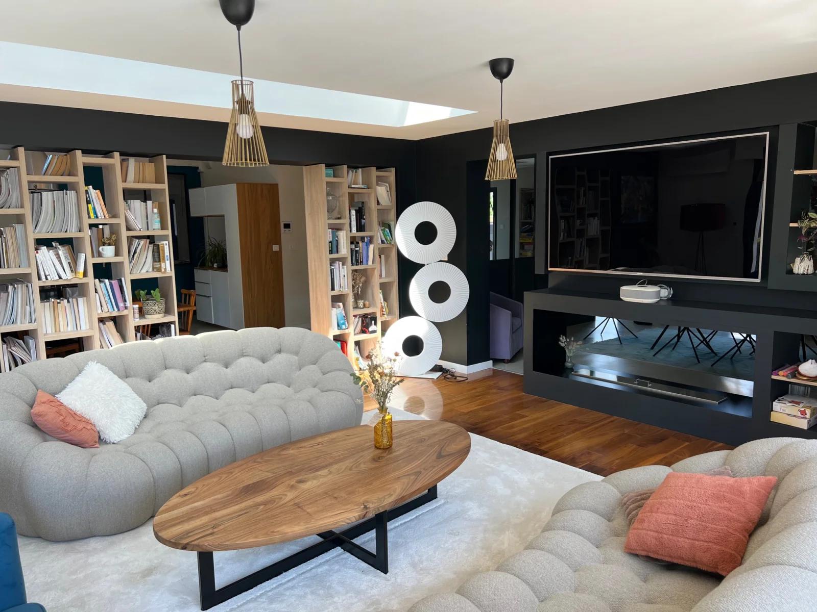 Living room in Architect-designed villa Nantes - 1