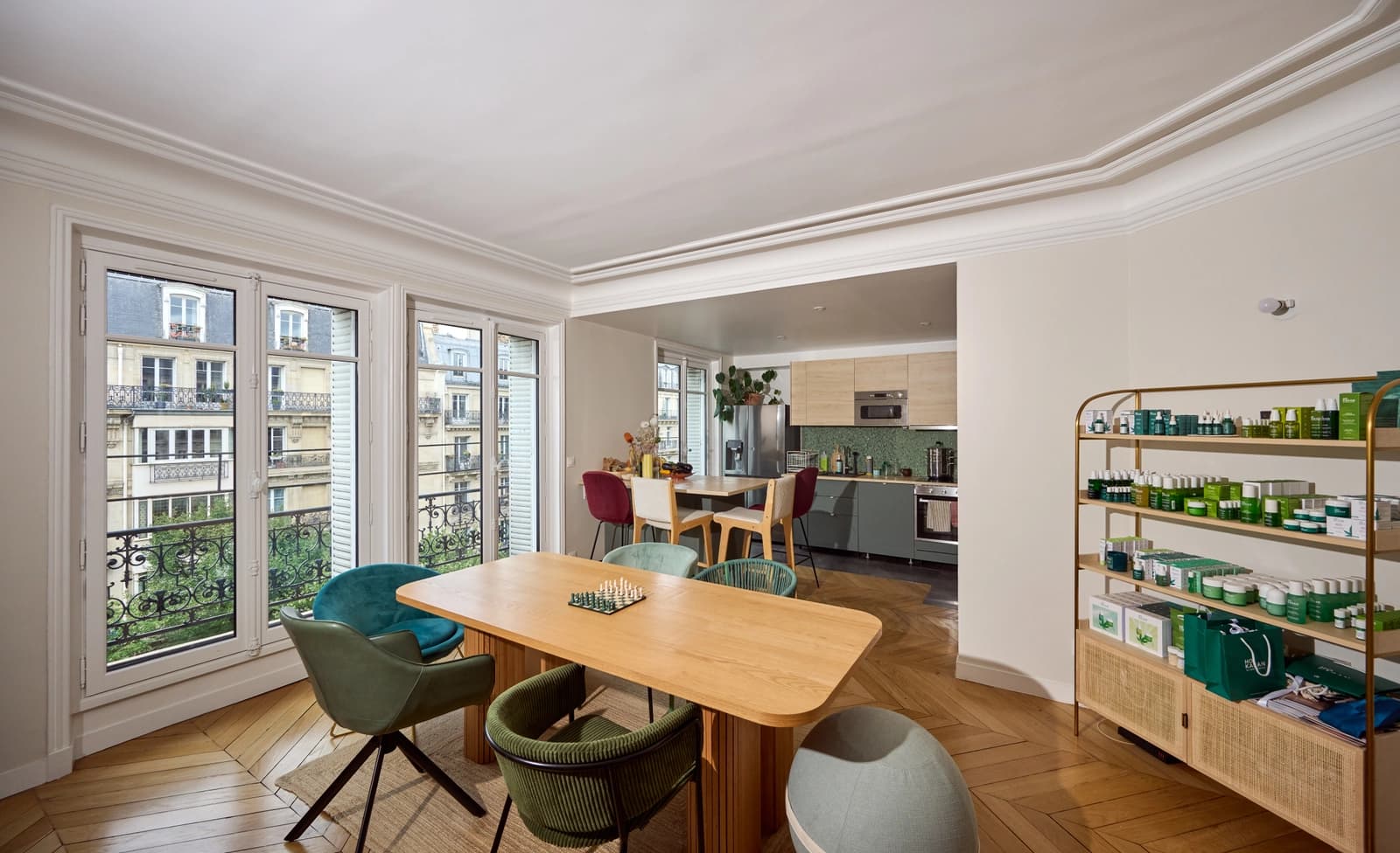 Meeting room in Elegant and professional Haussmann apartment - 0