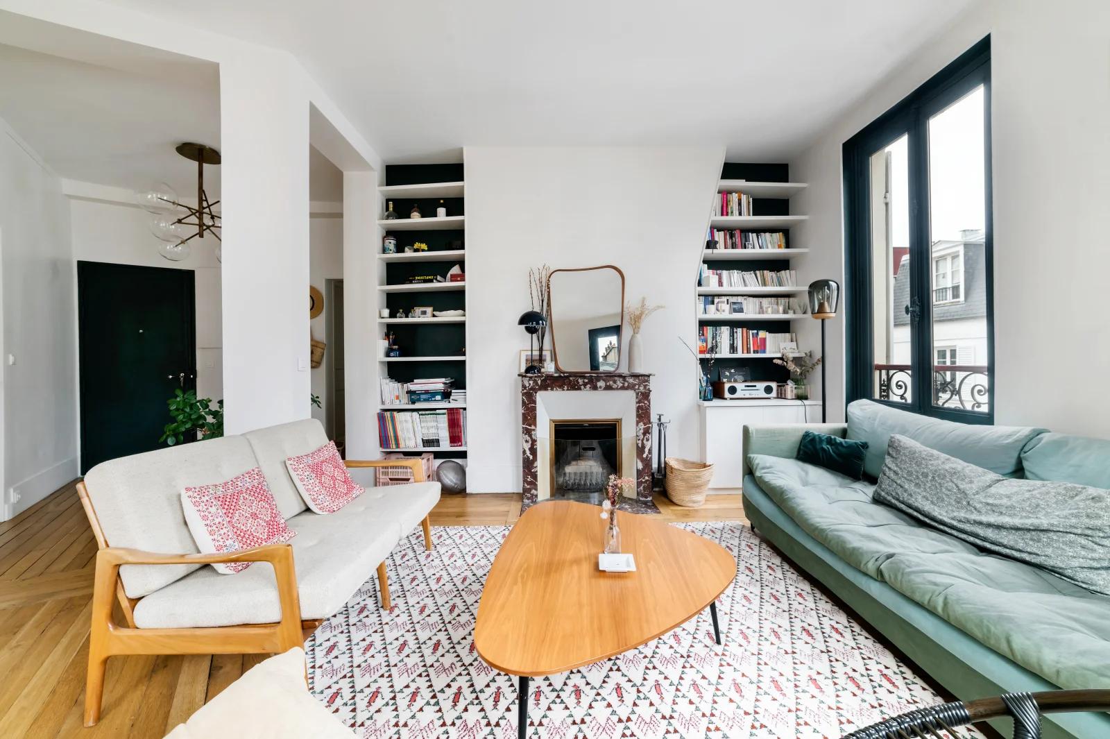 Living room in Cosy cocoon in Boulogne-Billancourt - 3