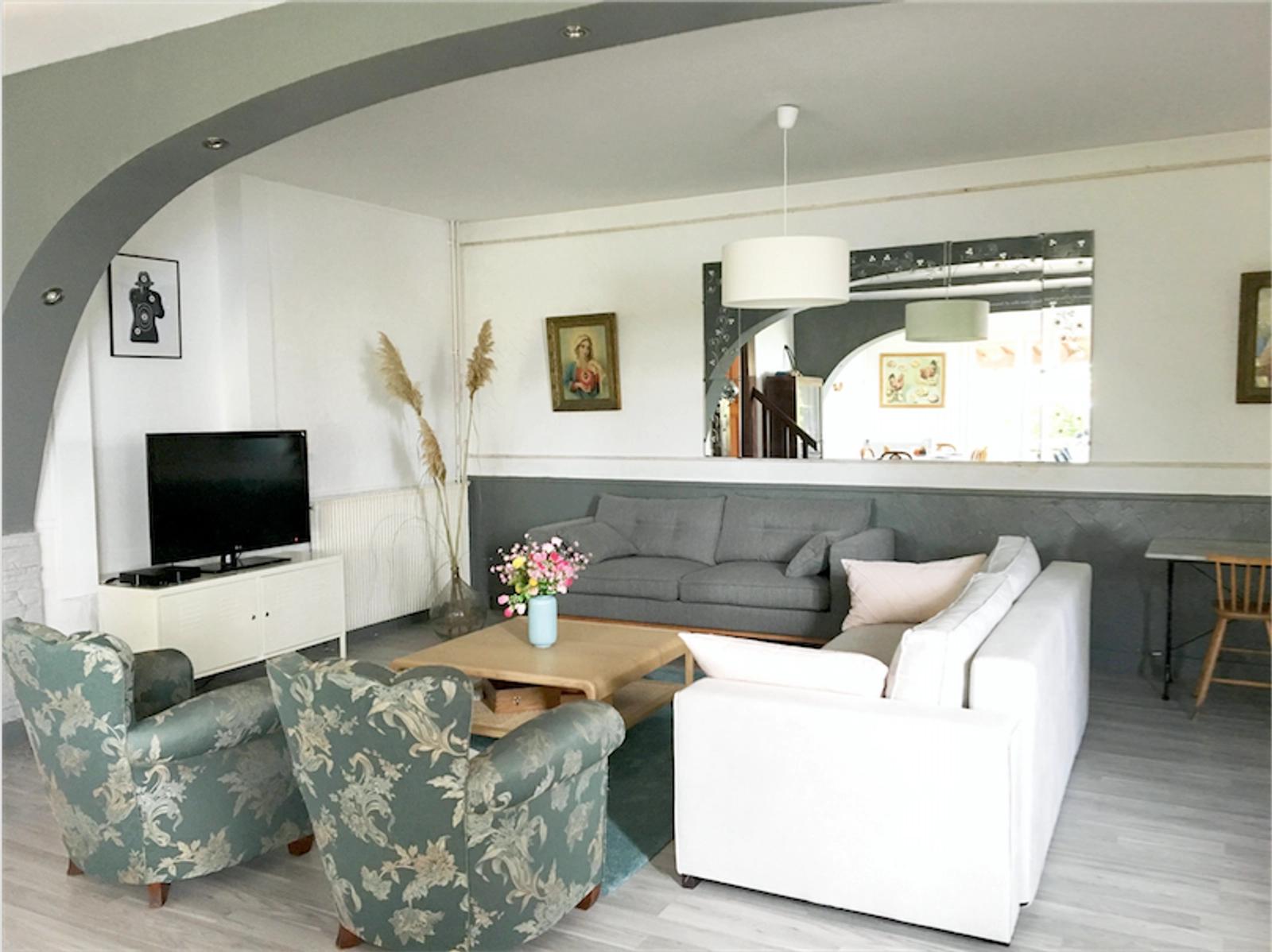 Living room in Basque villa with pool - 3