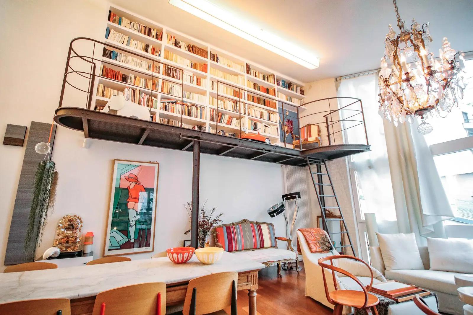 Espacio Loft de diseño en una casa de estilo Le Corbusier - 1