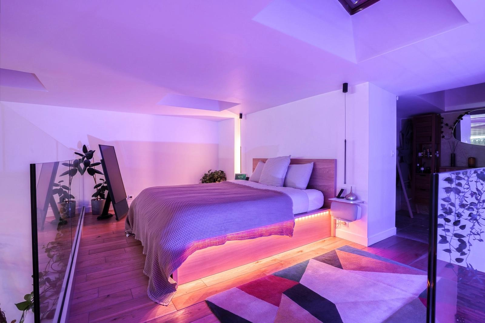 Dormitorio dentro Loft/terraza/estudio fotográfico/localización cinematográfica con orientación sur - 3