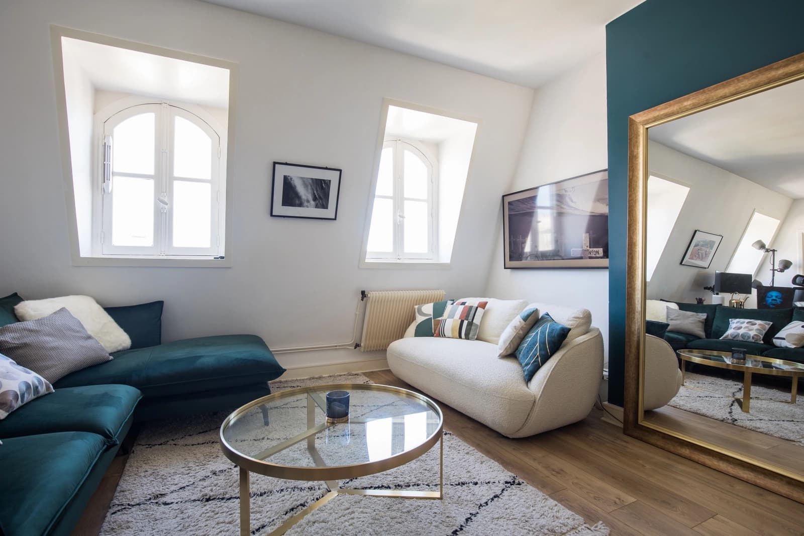 Living room in Montorgueil, bright, 6th floor with elevator - 5