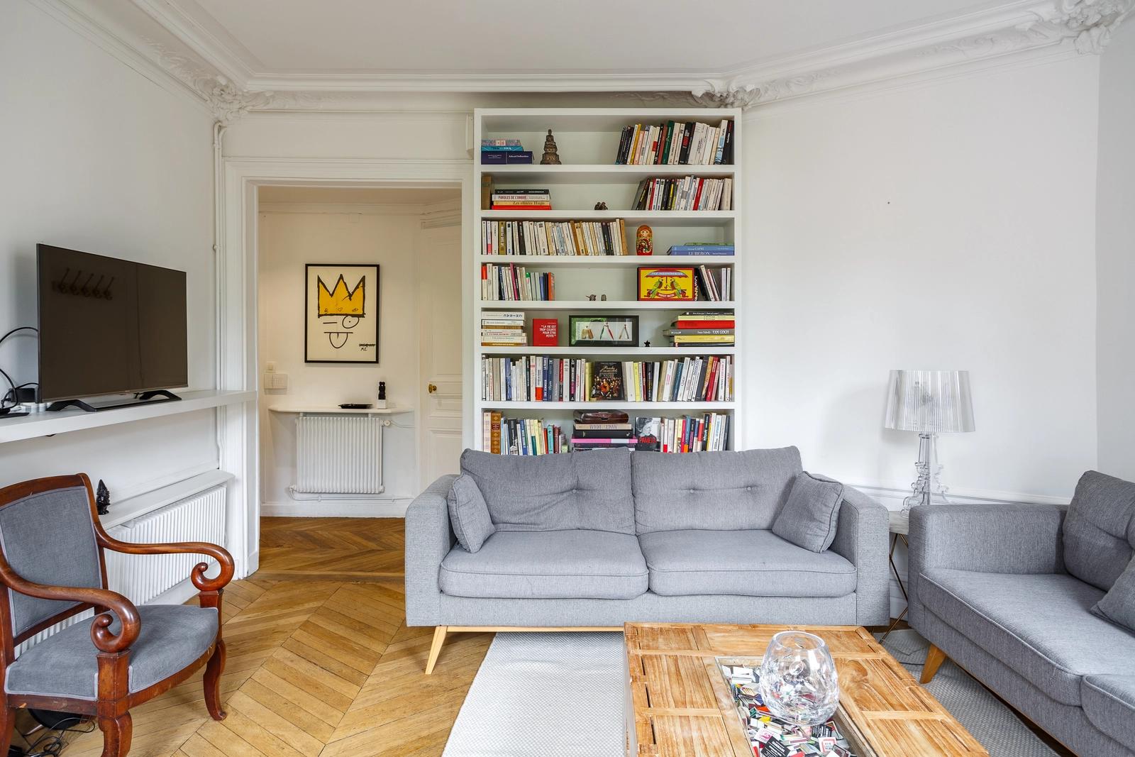 Living room in Very nice apartment Saint Germain des Prés - 1