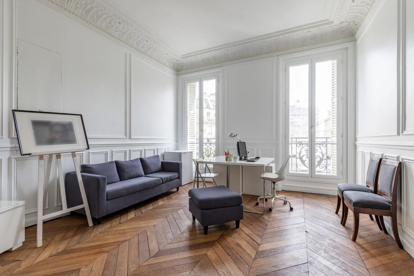Living room in View of Place de la Republique - 1