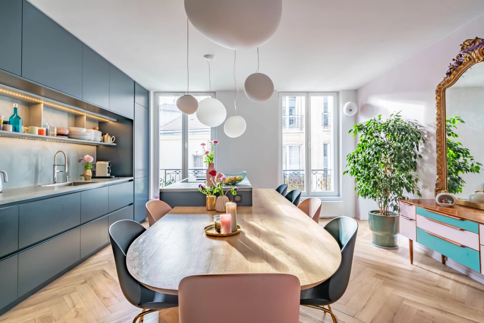 Meeting room in apartment in the 2nd arrondissement - 4