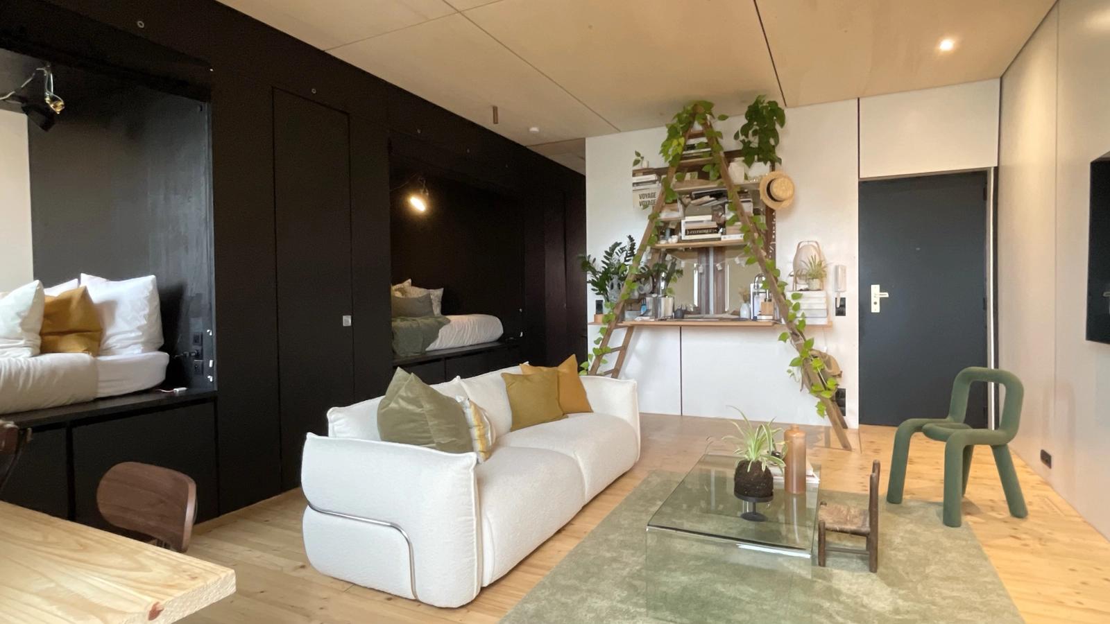 Living room in Loft Architecte minimaliste 80 m² - 3
