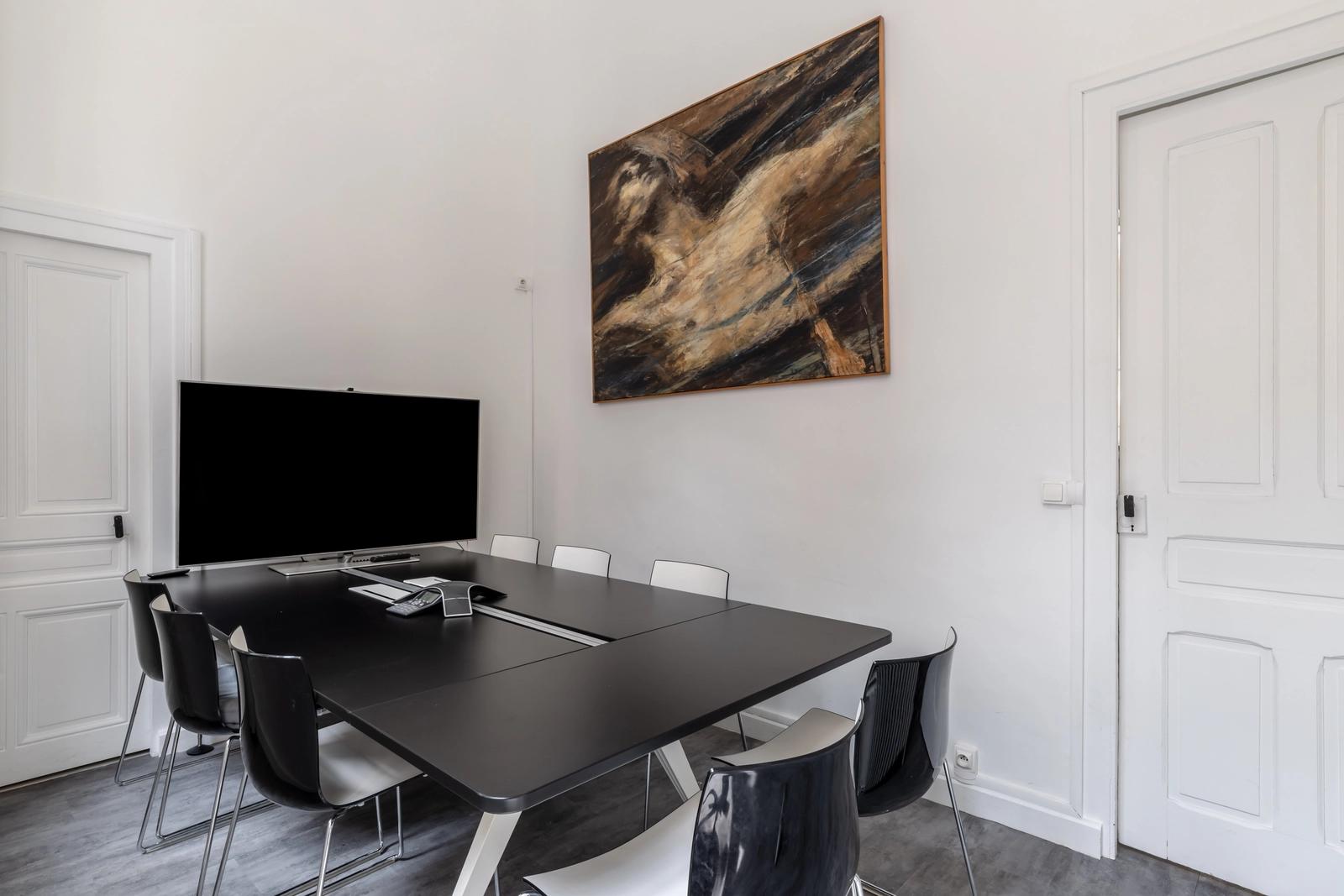 Meeting room in Exceptional Haussmann apartment Foch - 0