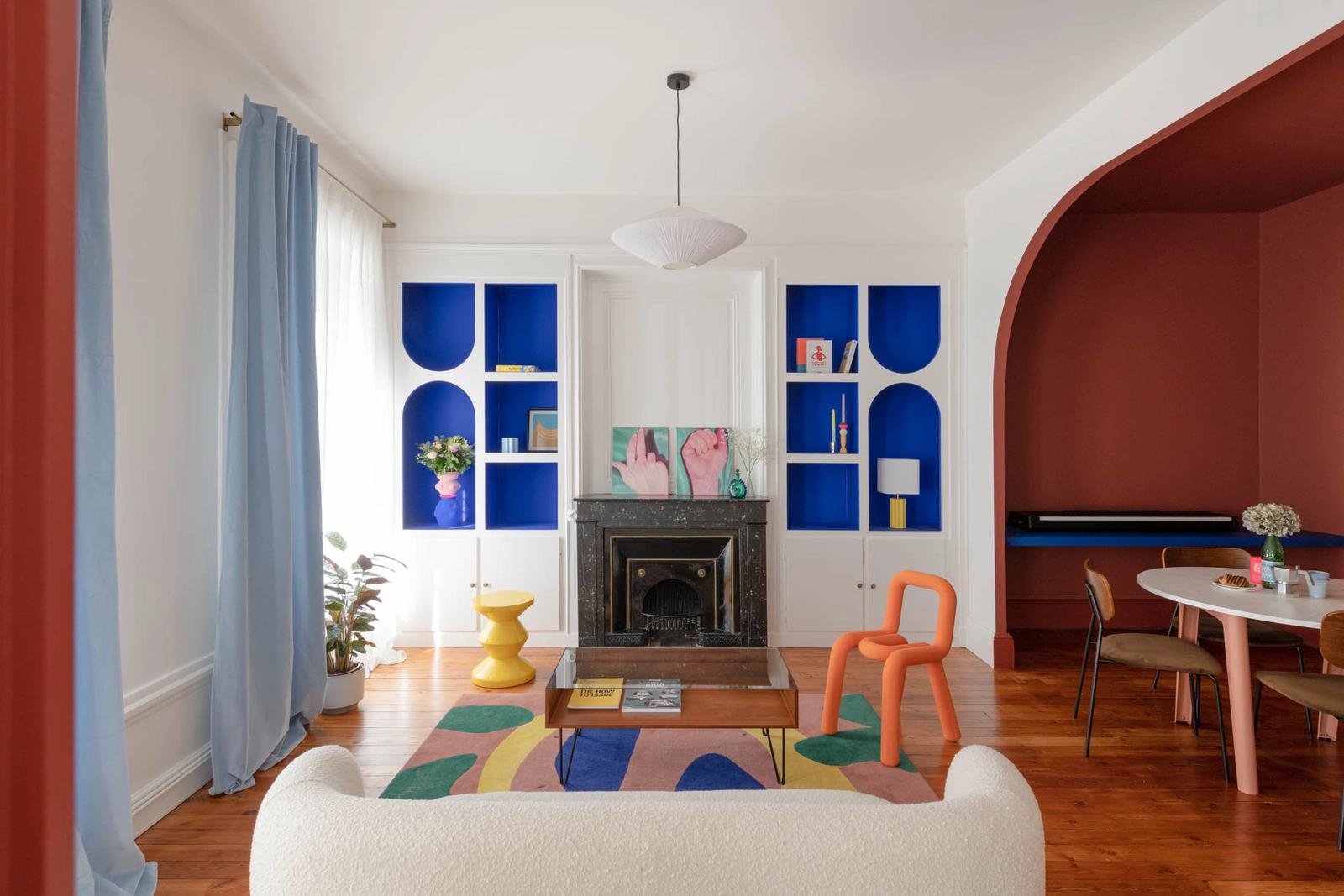 Living room in Colorful architect-designed apartment - 1