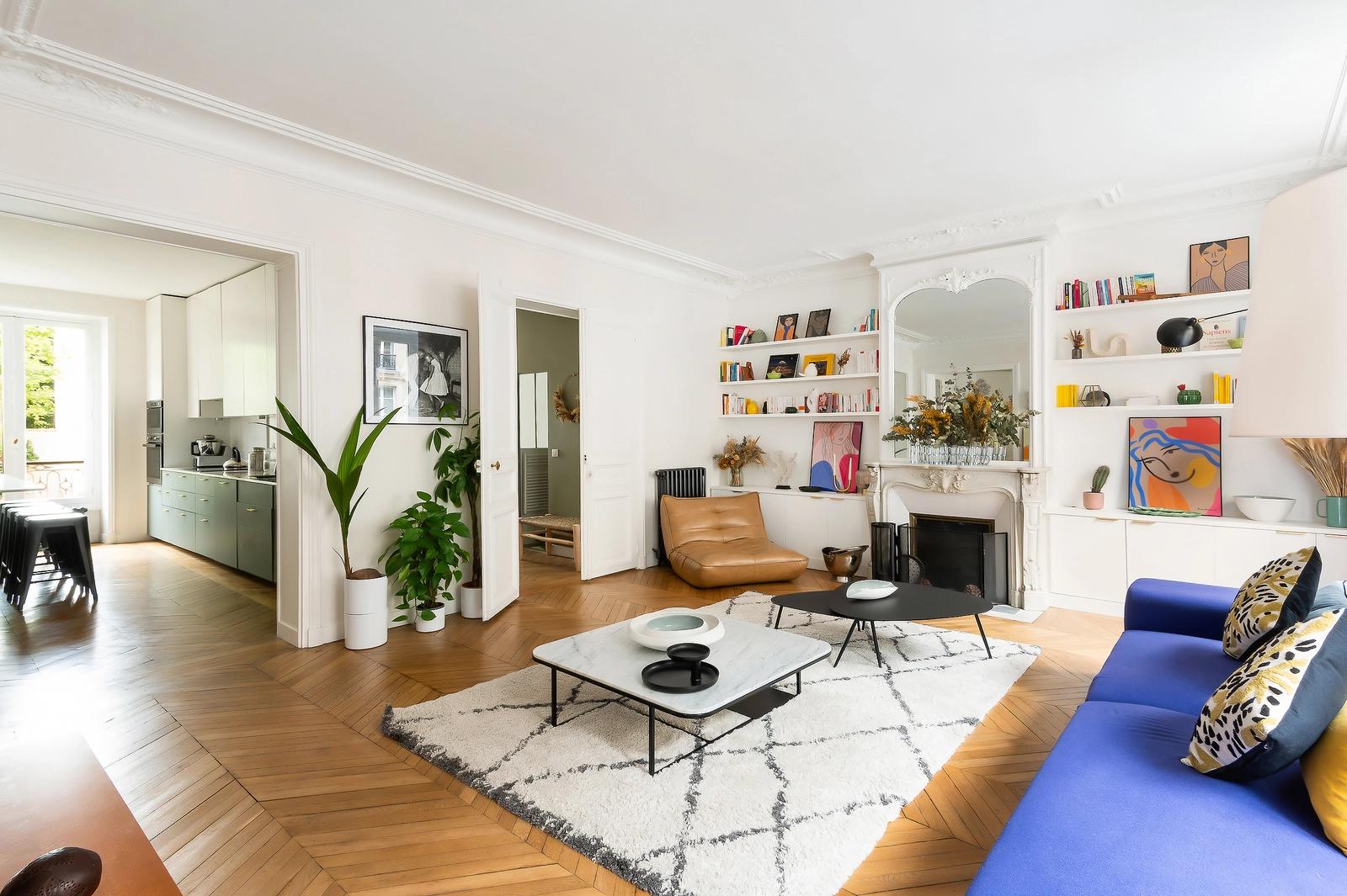 Living room in Magnificent apartment 135m² Jardin du Luxembourg - 0