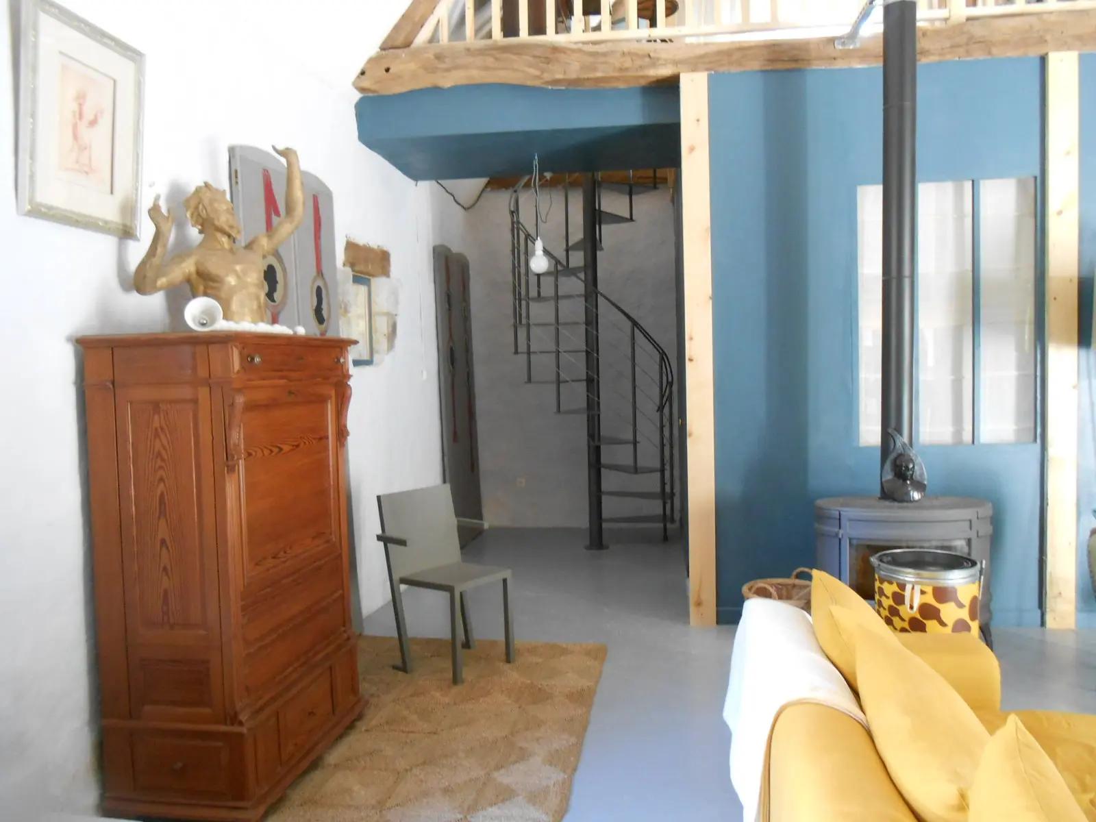 Dormitorio dentro En la tranquilidad de una bonita residencia a 15 minutos de Angers - 2