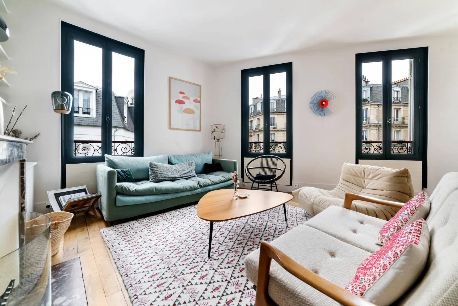 Living room in Cosy cocoon in Boulogne-Billancourt - 1