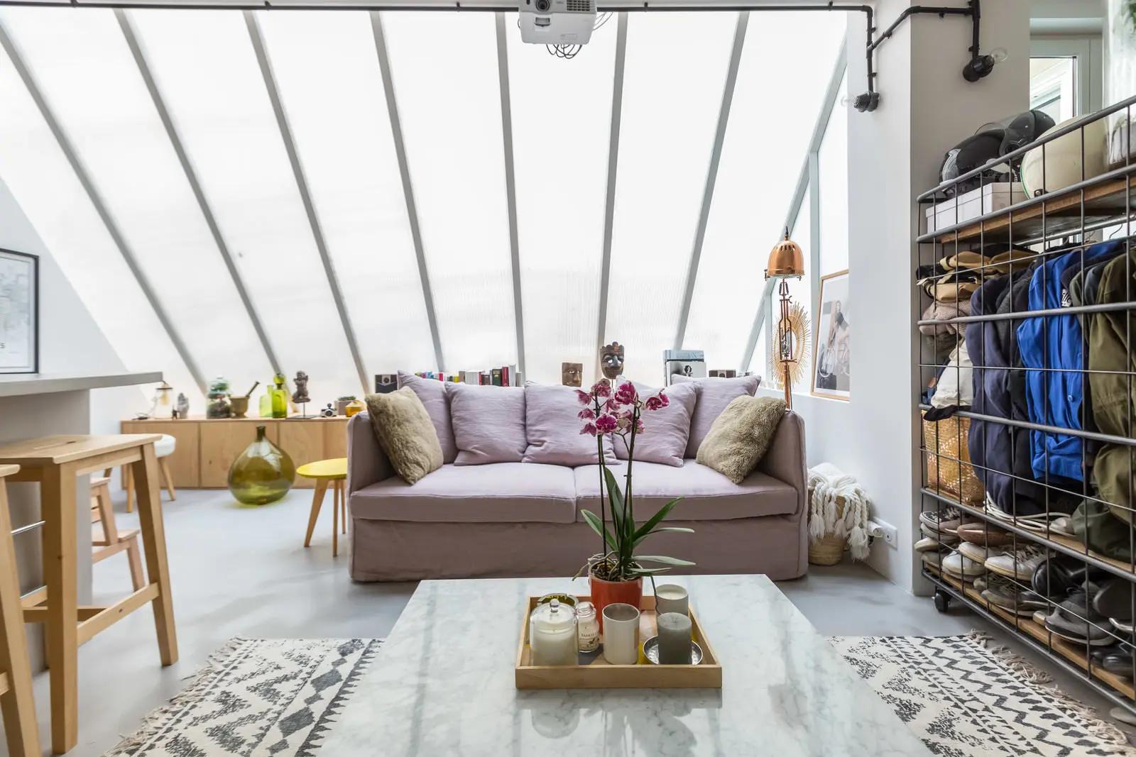 Living room in Loft in the heart of Paris - 0