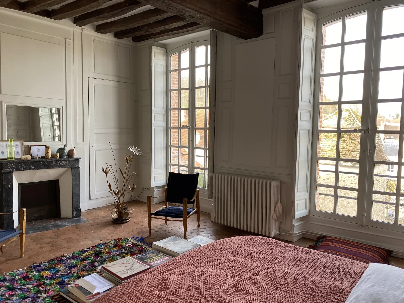 Dormitorio dentro Una magnífica casa del siglo XVIII a 40 km de París - 5