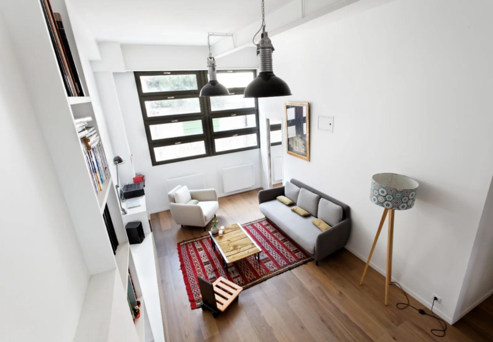 Salon dans 6 chambres | terrasse | loft d'architecte - 1