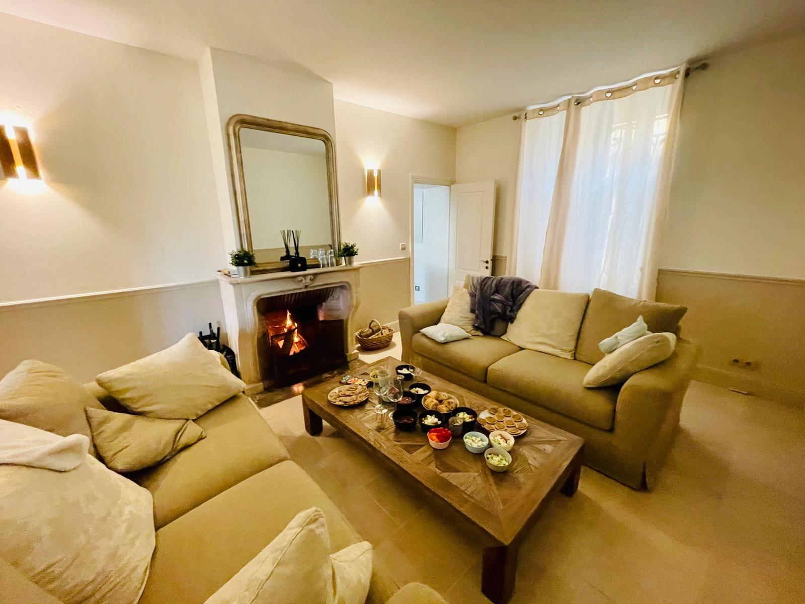 Living room in Magnificent villa Saint Nom la Bretèche - 0