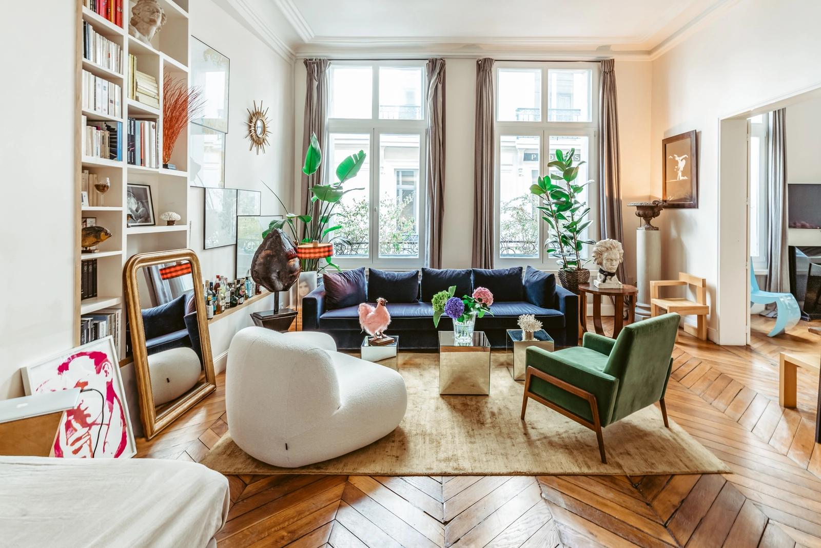 Living room in 112m² between La Bourse and the Palais Royal - 0