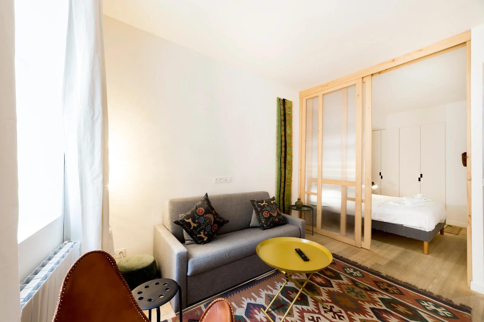Dormitorio dentro L'Ethnic Ambience - Un lugar confortable en el Vieux Lyon - 2