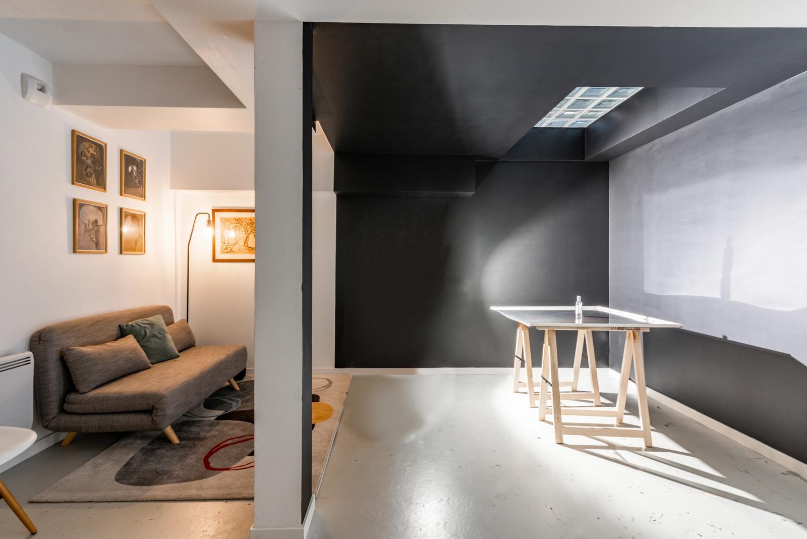 Dormitorio dentro Piso Le Corbusier y estudio de rodaje - 1