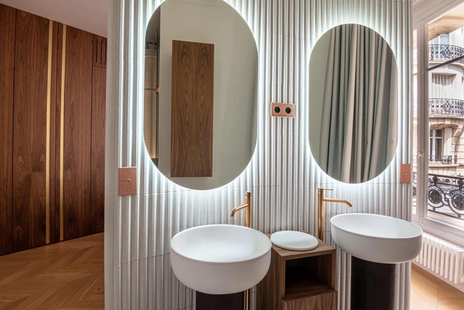 Salle de bain dans Sublime appartement de luxe très lumineux avec vue - 1