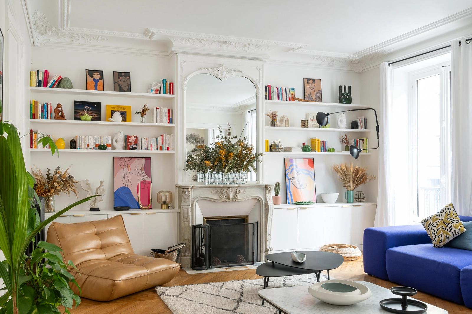 Living room in Magnificent apartment 135m² Jardin du Luxembourg - 2