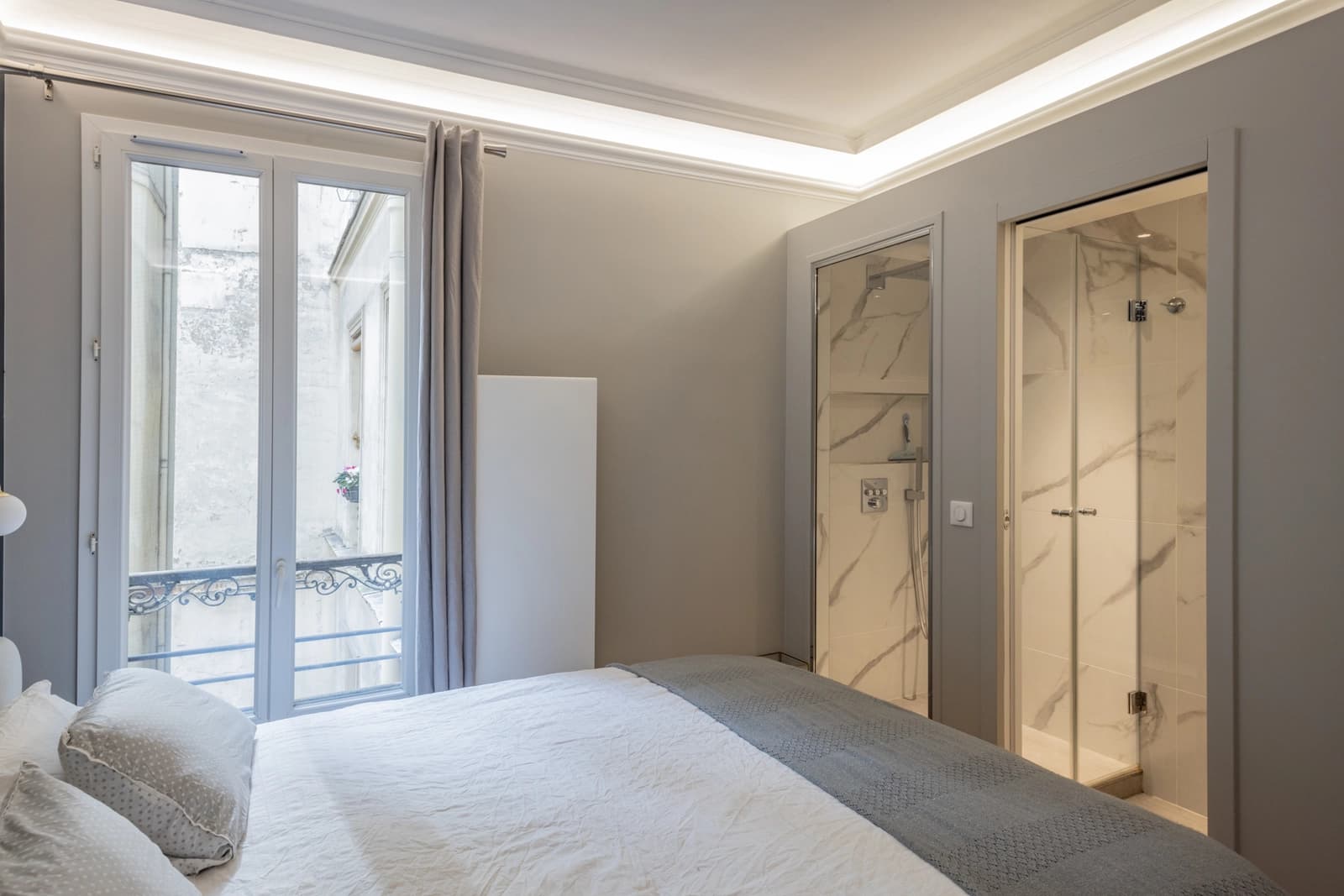 Dormitorio dentro Acogedor piso parisino - 1
