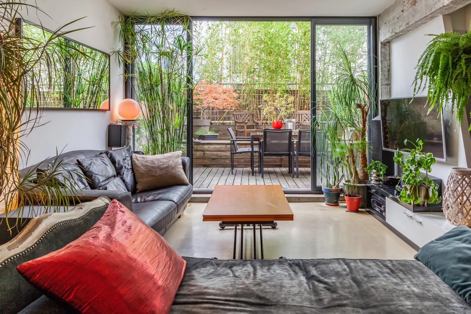 Chambre dans Petit loft d'architecte & jardinier avec terrasse - 1