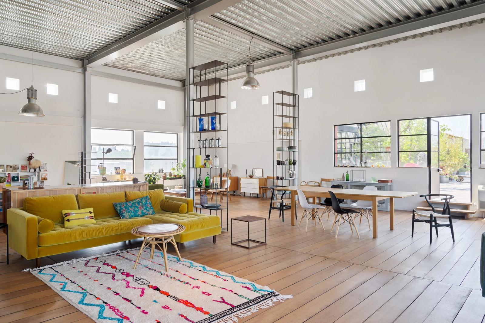 Spacious loft with large rooftop