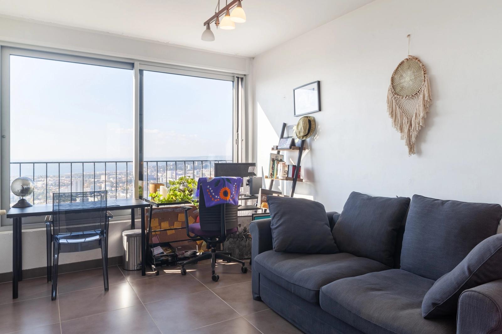 Living room in View: Sea, Marseille, Callanques - 1