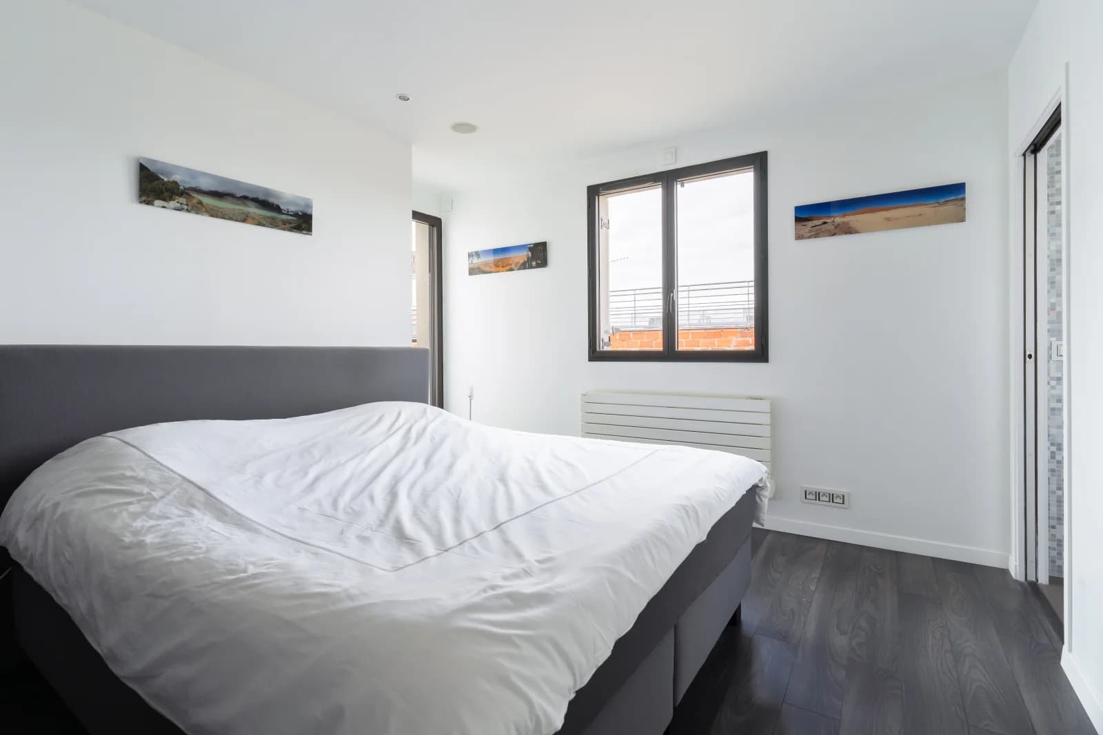 Dormitorio dentro Luminoso e insólito piso con azotea - 1