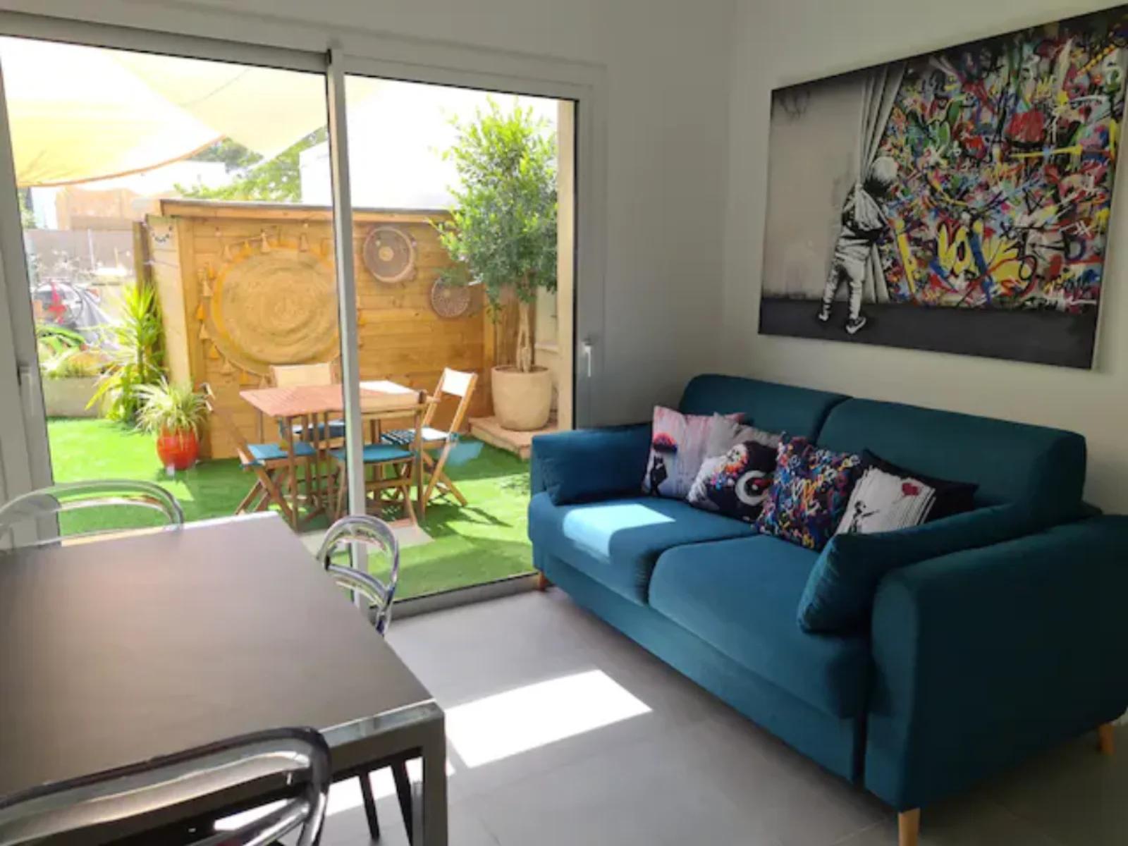 Living room in Modern house near the sea - 0
