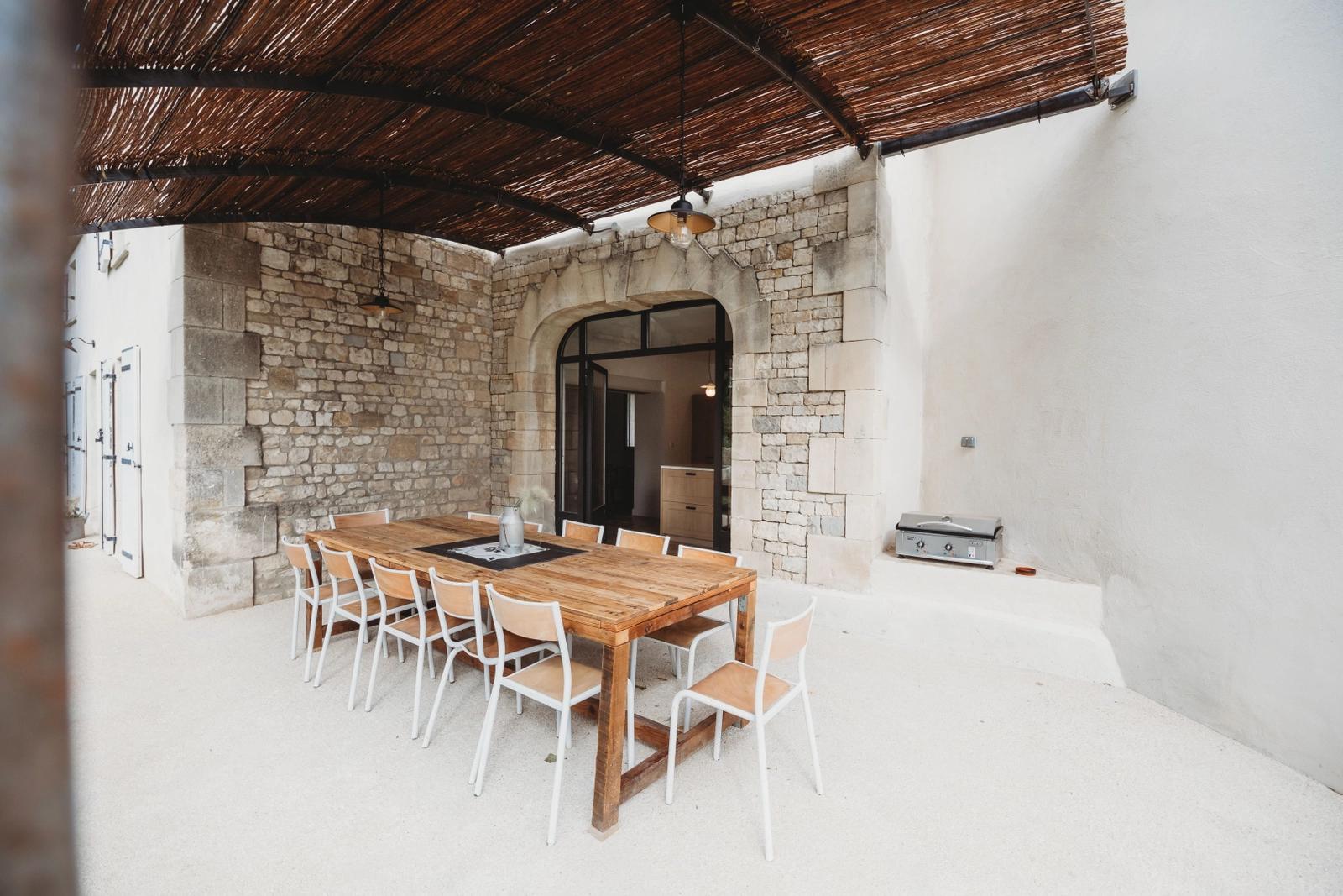 Meeting room in Eco chic family farmhouse in Provence with swimming pool - 0