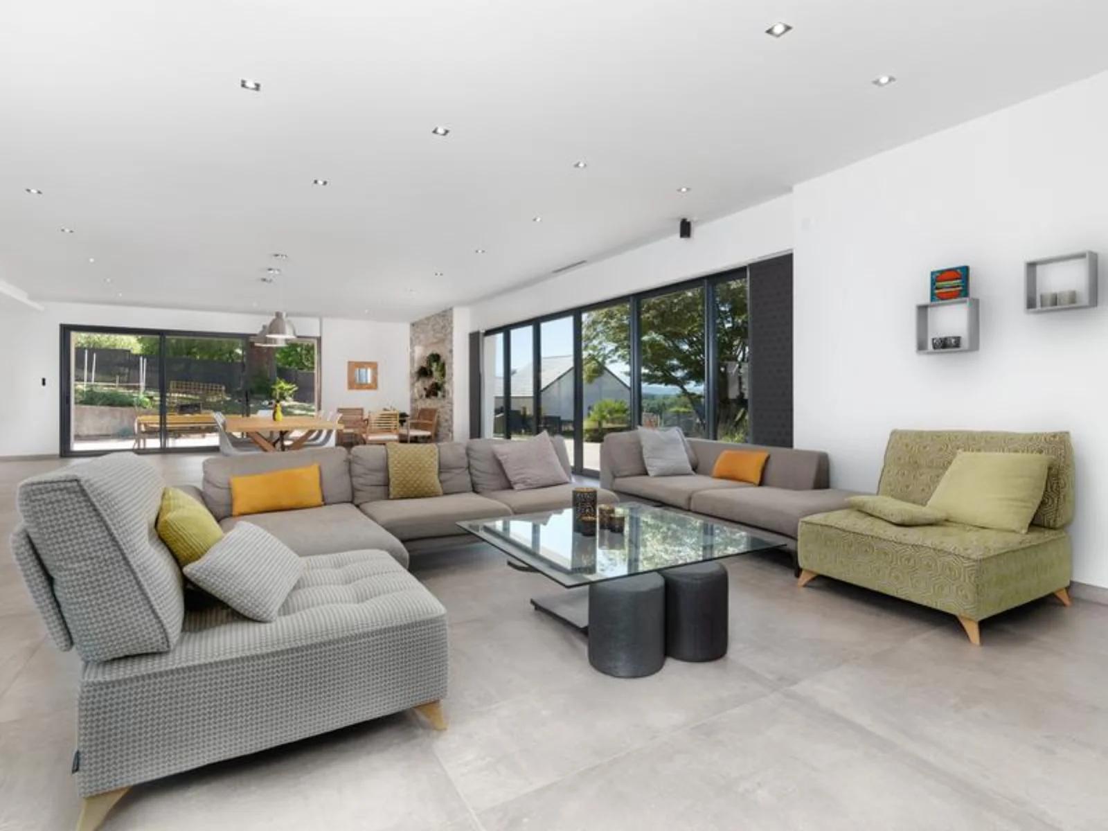 Living room in Splendid architect-designed house - 0