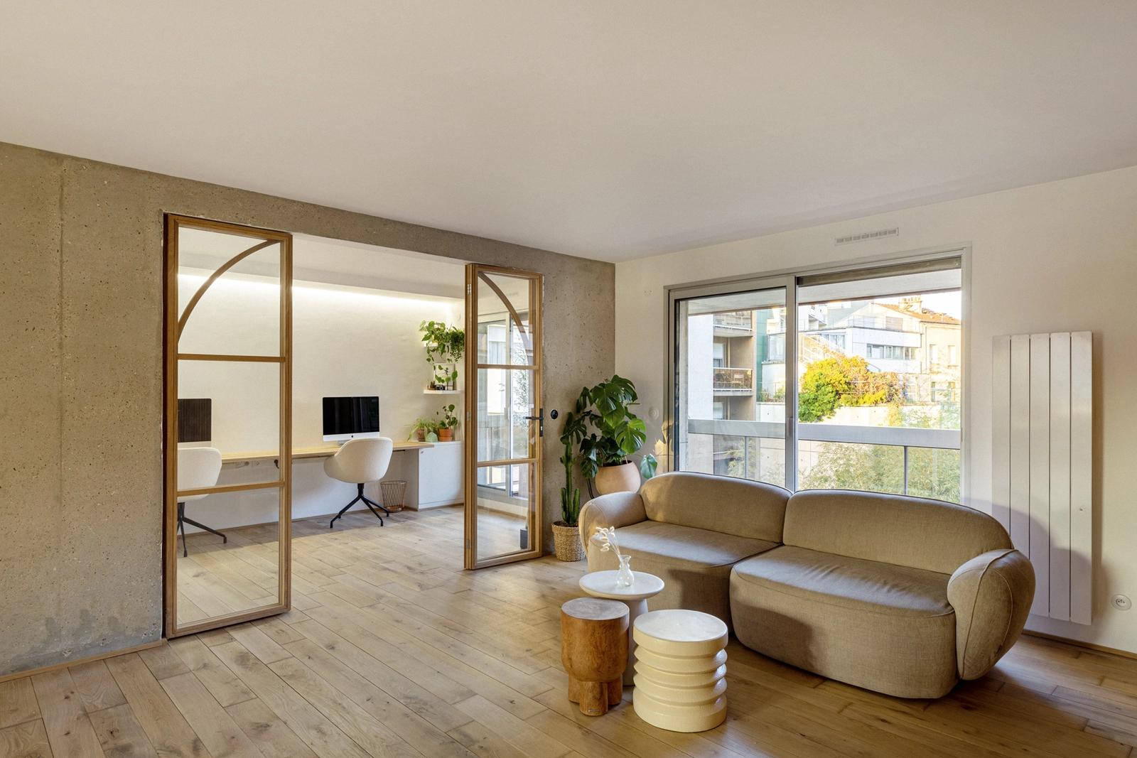 Modern, minimalist apartment