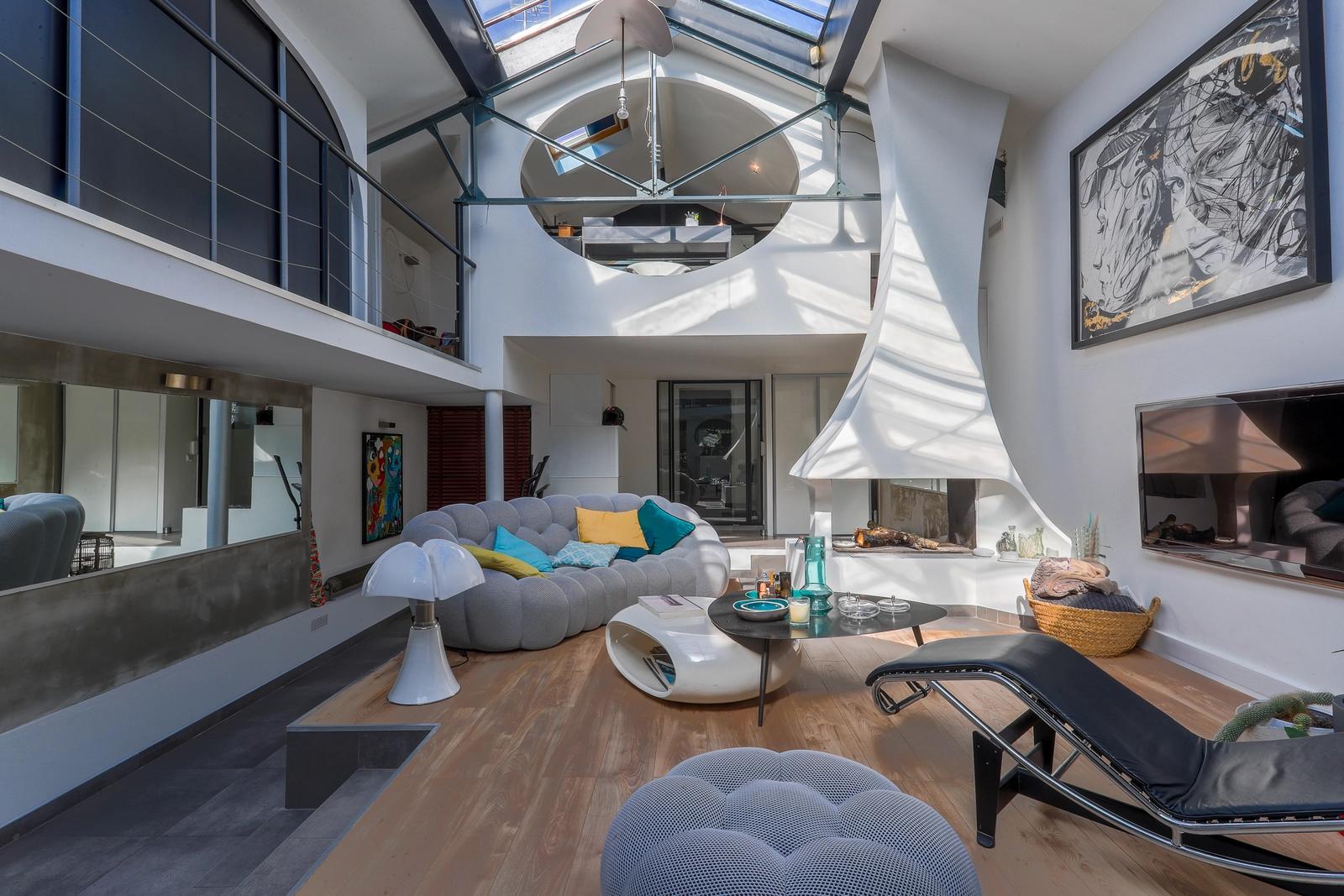 Living room in Loft modern open space - 4