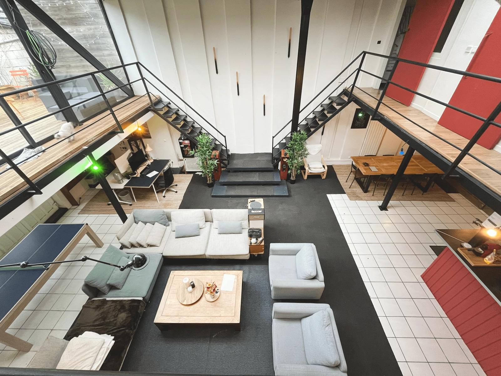 Living room in Atypical Loft, Design and Bright 236m ². - 2