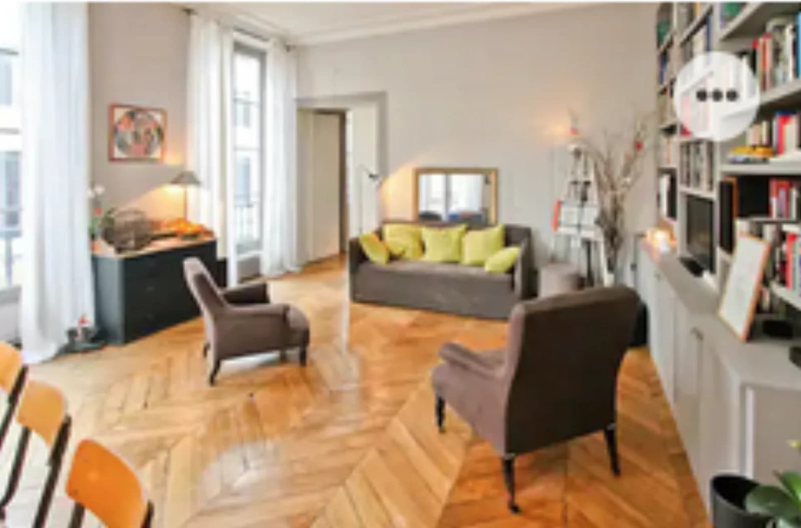 Living room in In the heart of Saint Germain des Prés - 1