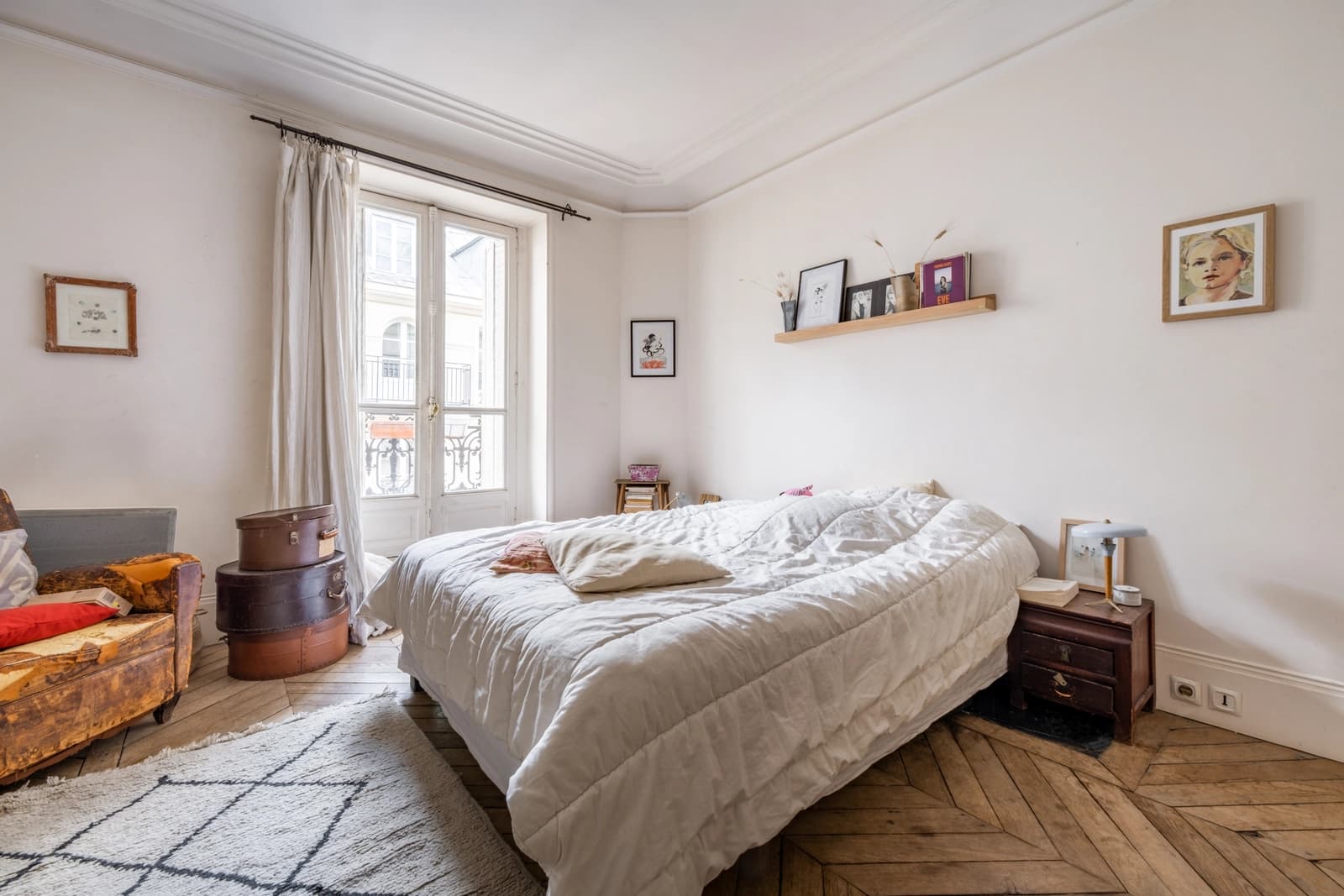 Dormitorio dentro Piso en el centro de París - 1