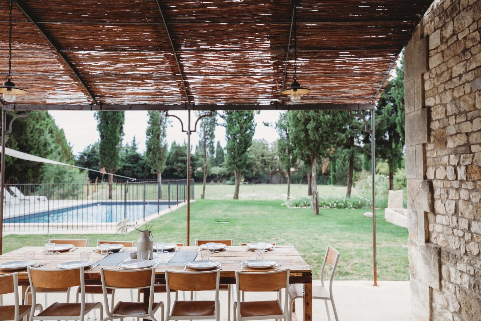 Salle de réunion dans Mas familial éco chic en Provence avec piscine - 1