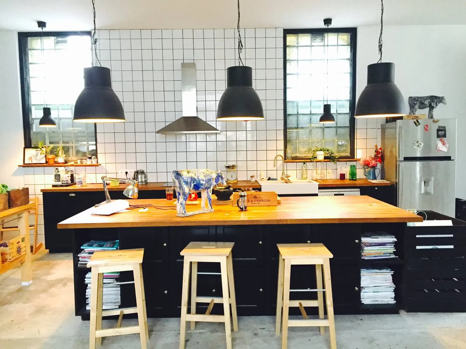 Kitchen in The Scandinavian Hygge loft - 1