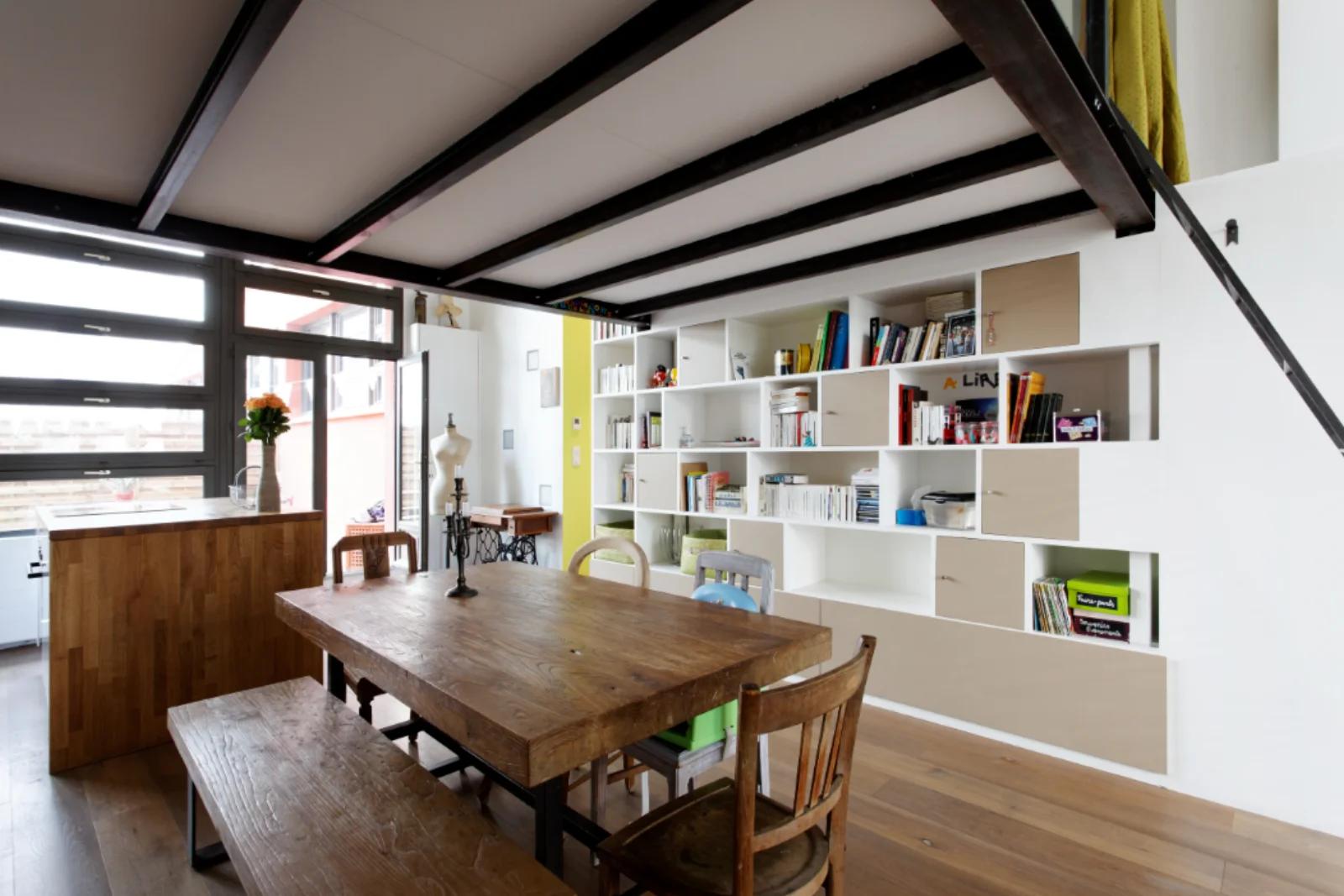 Meeting room in 6 bedrooms | terrace | architect's loft - 4