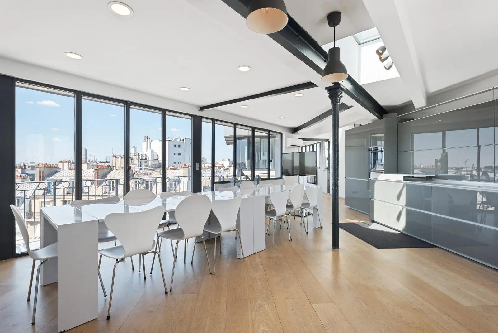 Meeting room in Modern loft with 360° view of Paris & the Eiffel Tower - 0