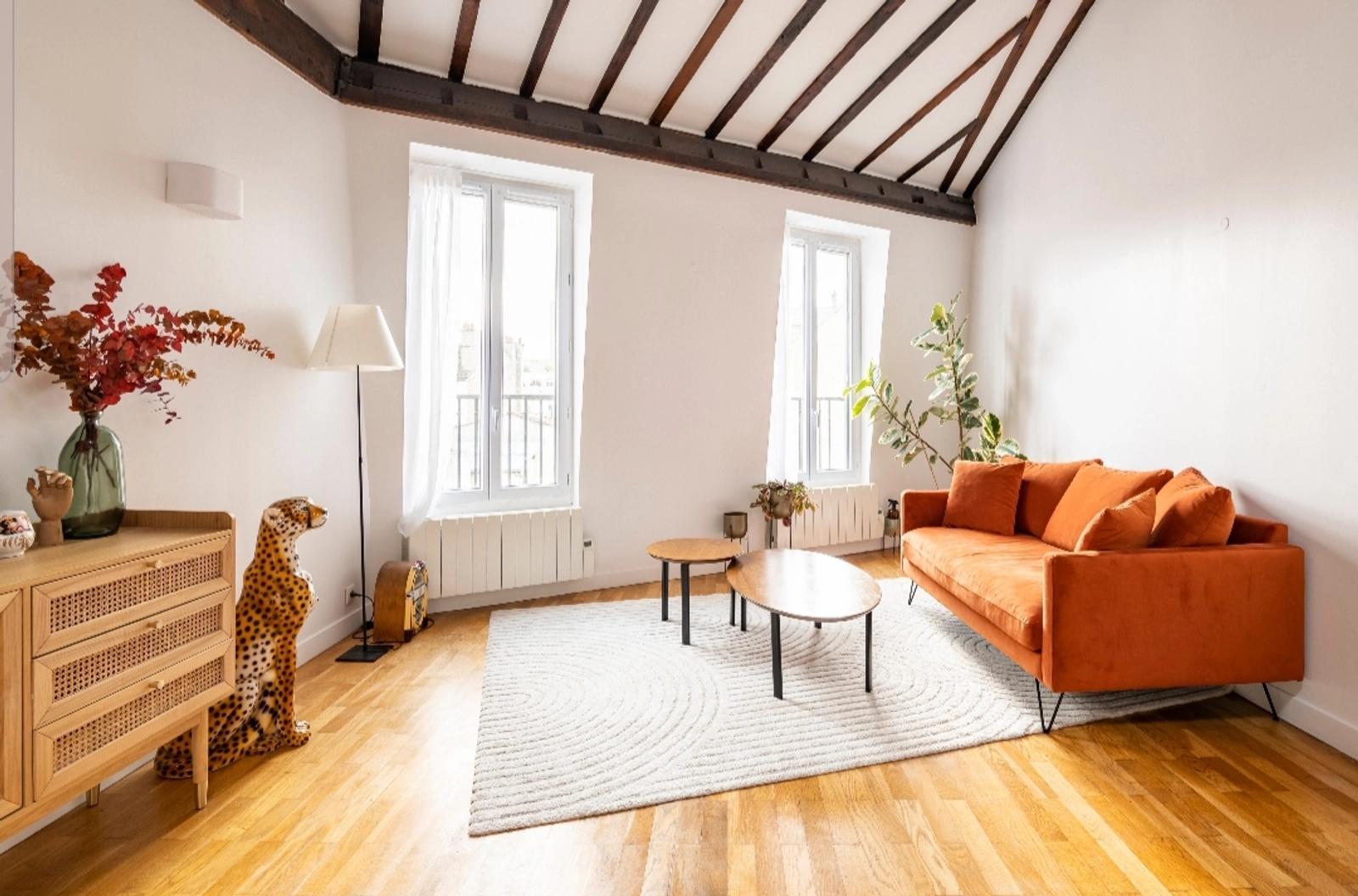 Parisian apartment loft for shootings