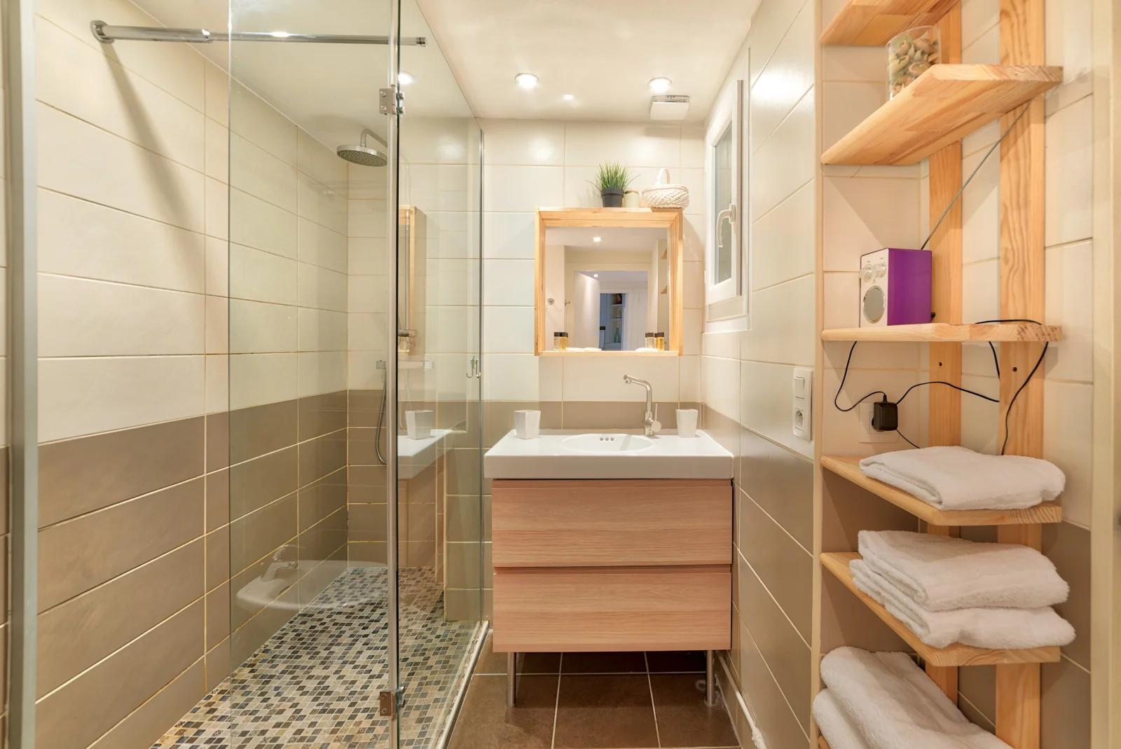 Salle de bain dans Très bel appartement hypercentre Toulouse - 1