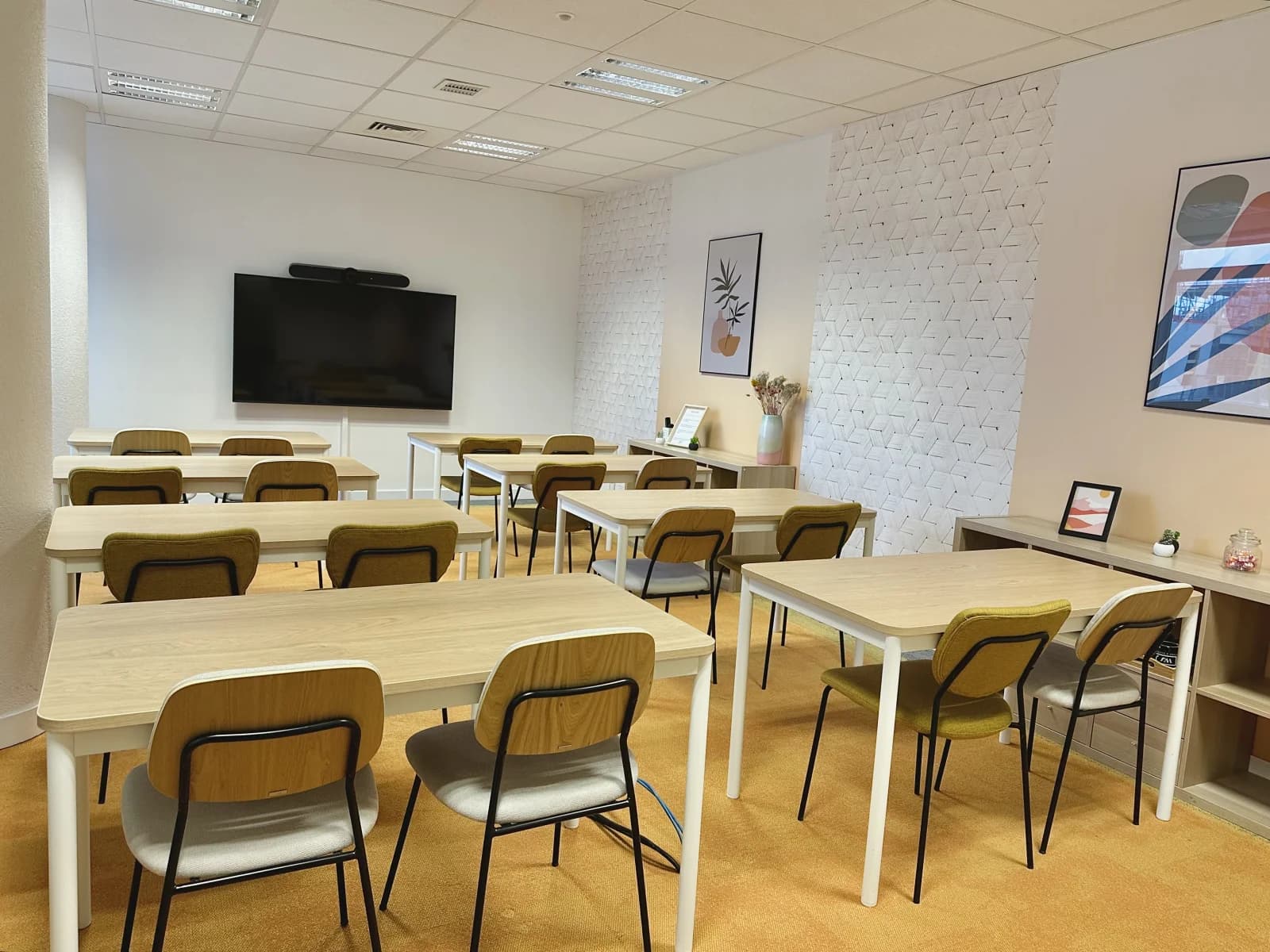 Salle de réunion dans La maison d'hôtes des entrepreneurs à Saint-Denis - 1