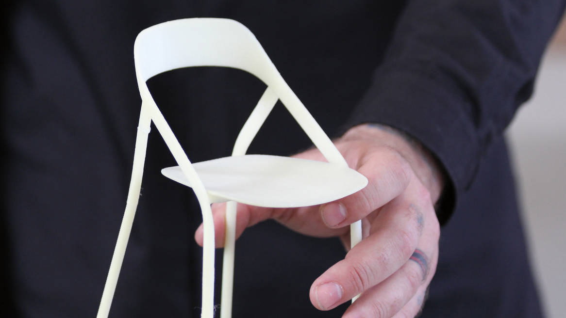 Prototype de chaise Coalesse 