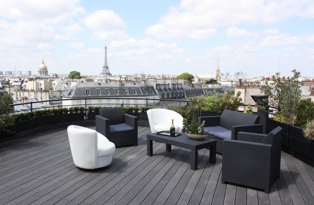 Un rooftop a 360° pour des vues incroyables sur Paris et la Tour Eiffel - Chez Jacques 